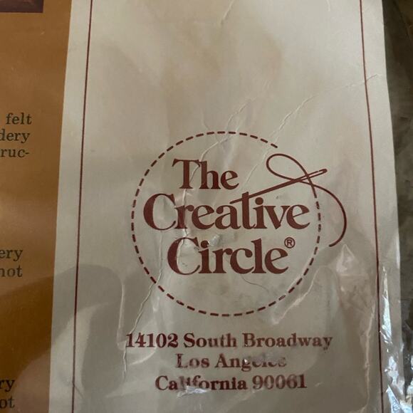Vintage New Old stock Creative Circle Crewel Stitchery Kit-Pleasant Memories - Picture 4 of 5